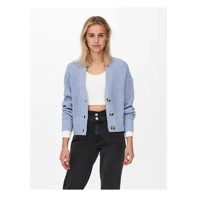 Light blue women's cardigan ONLY Carol