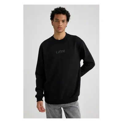 DEFACTO Regular Fit Crew Neck Sweatshirt