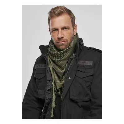 Shemag olive/black scarf