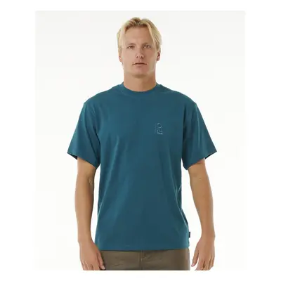 Rip Curl SEARCH EMBROIDERY TEE Trekking Green T-shirt