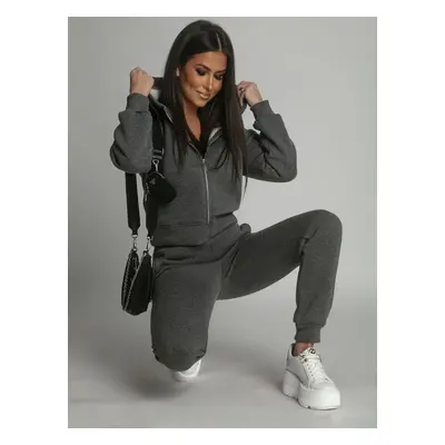 Women's insulated tracksuit, graphite