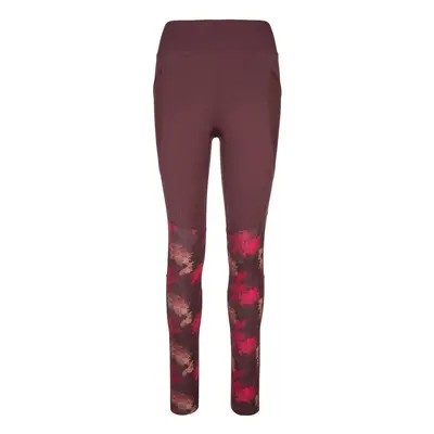 Women's fitness leggings KILPI LIGANO-W dark red