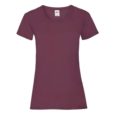 Valueweight Fruit of the Loom Burgundy T-shirt