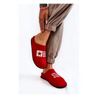 Home slippers Big Star KK276022 Red