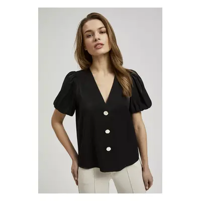 Women's shirt blouse MOODO - black