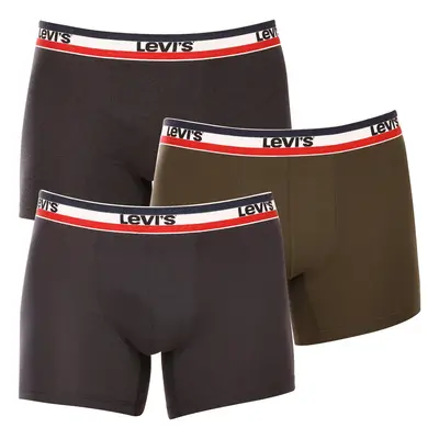 3PACK Men's Boxers Levis Multicolor