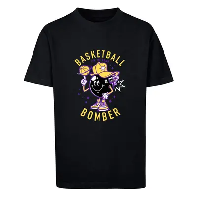 Children's Basketball Bomber Jacket T-Shirt Black