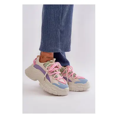 Women's sneakers on a massive sole multicolored Nevela