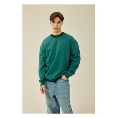 DEFACTO Boxy Fit Crew Neck Printed Sweatshirt