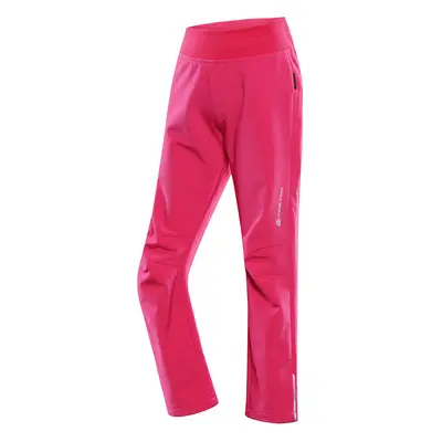 Children's softshell pants ALPINE PRO ZORTO cabaret