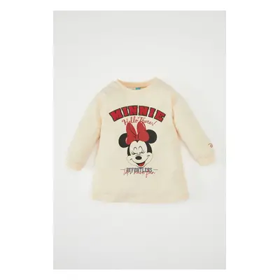 DEFACTO Baby Girl Disney Mickey & Minnie Long Sleeve Dress