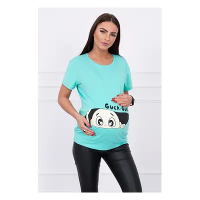 Maternity blouse Guck mint