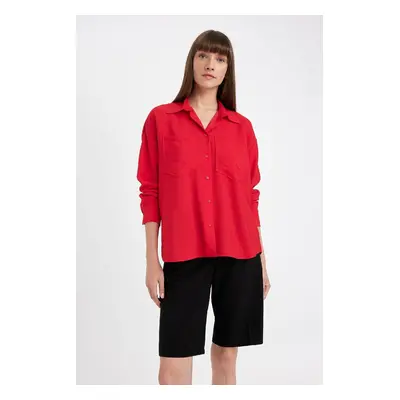 DEFACTO Oversize Fit Long Sleeve Shirt