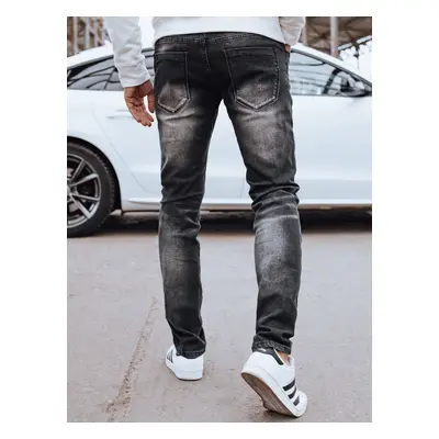 Men's Black Denim Dstreet Pants