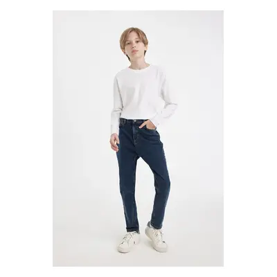 DEFACTO Boy Carrot Fit Straight Leg Jean Trousers