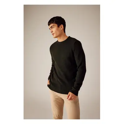 DEFACTO Standard Fit Crew Neck Knitwear Sweater