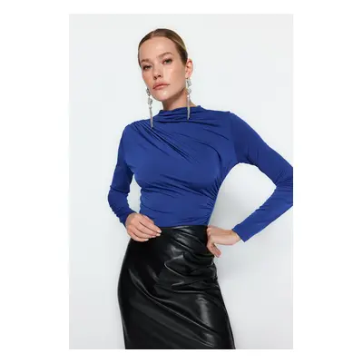 Trendyol Saks Fitted Collar Detailed Bodysuit