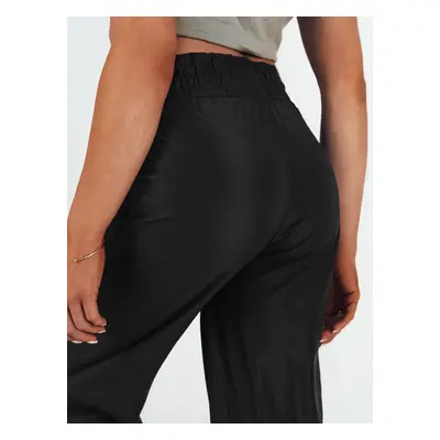 EUFRAZ Women's Trousers Black Dstreet