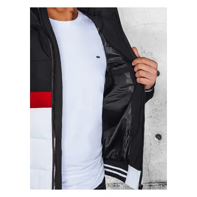 Men's Black Quilted Dstreet Jacket