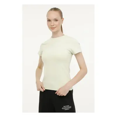 Lumberjack W-CT129 BASIC C NECK T-SH PASTEL GREEN Woman Sleeve T-Sh