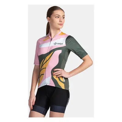 Women's cycling jersey KILPI RITAEL-W Dark green