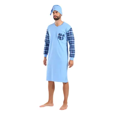 Men's nightshirt Foltýn blue