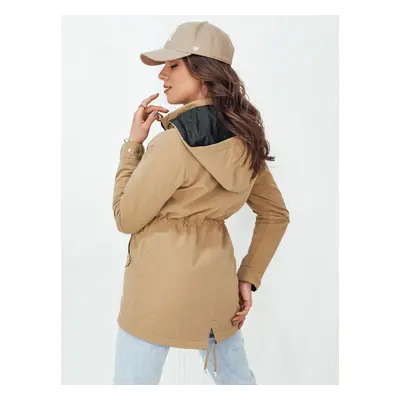 Women's ELINA jacket, dark beige, Dstreet