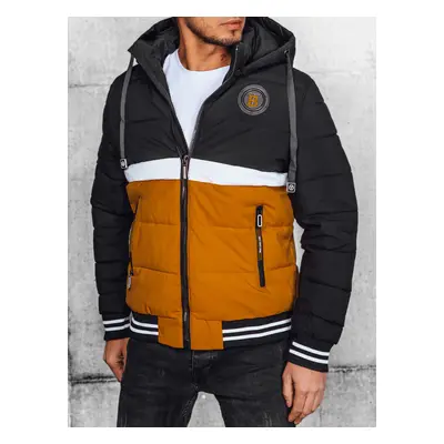 Men's Black Quilted Dstreet Jacket