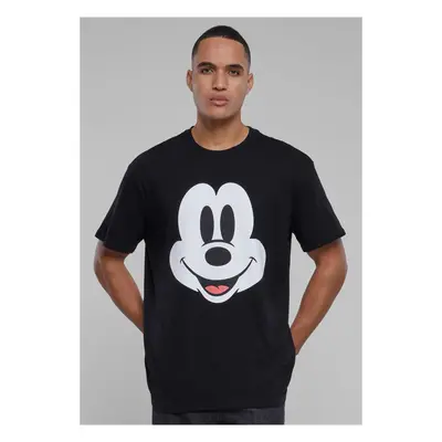 Disney Mickey Face Oversize Men's T-Shirt Black