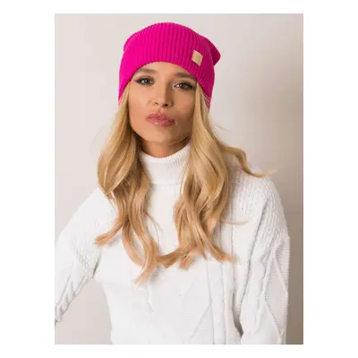 Women's hat RUE PARIS in fuchsia color