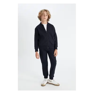 DEFACTO Boys Navy Blue School Tracksuit Bottoms