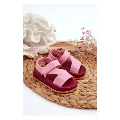 Children's Velcro Sandals Scented ZAXY Pink