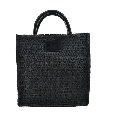 Big Star Woven Handbag Black