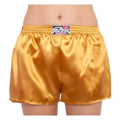 Women's shorts Styx classic rubber satin gold