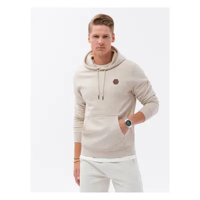 Ombre Men's kangaroo hoodie - cream