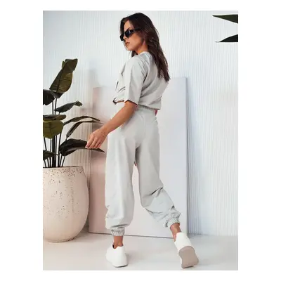 HOLTY women's tracksuit light grey Dstreet