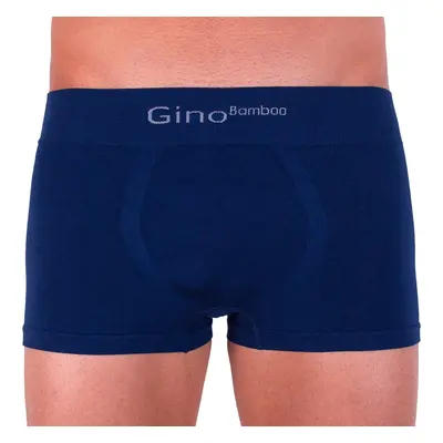 Men's Boxers Gino seamless bamboo blue