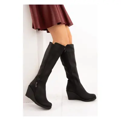 Fox Shoes Black Women's Boots