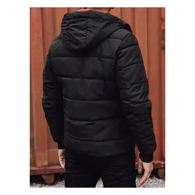 Men's quilted jacket black Dstreet