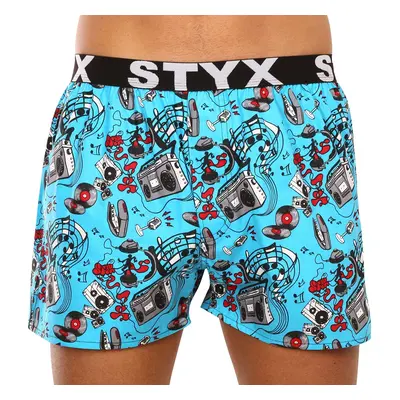 Men's shorts Styx art sports rubber music