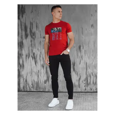 Men's Red T-Shirt Dstreet