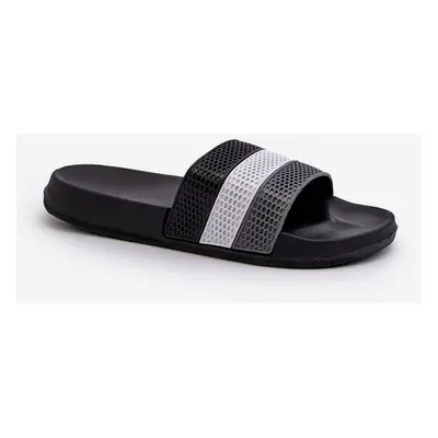 Classic Black Sylri Men's Strap Slippers