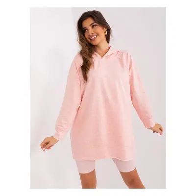 Light pink melange women's set