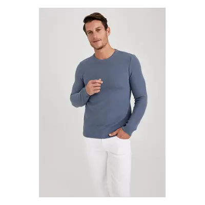 DEFACTO Slim Fit Crew Neck Sweater