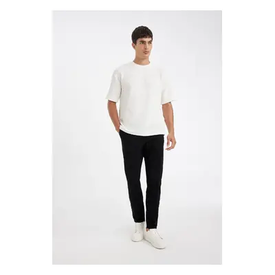 DEFACTO Jogger Waist Tie-Down Skinny Cotton Trousers