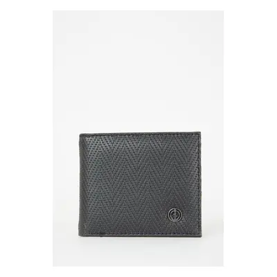 DEFACTO Men's Faux Leather Wallet