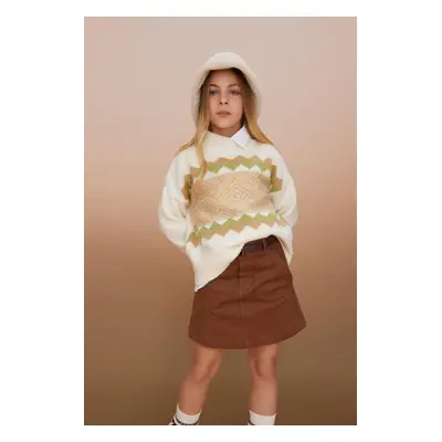 DEFACTO Girl Half Turtleneck Sweater