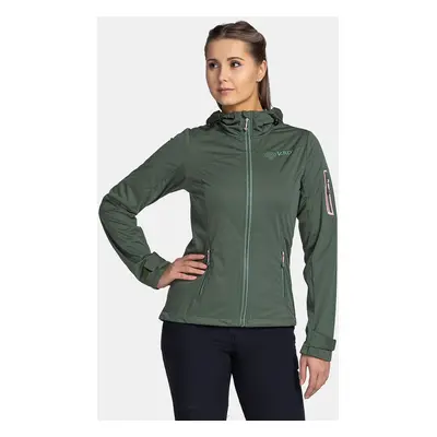 Women's softshell jacket KILPI BELTRA-W Dark green