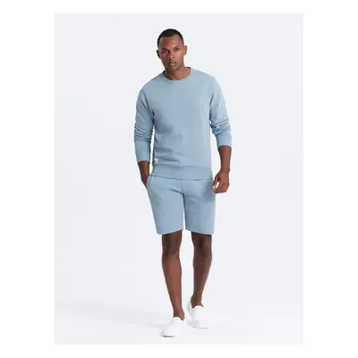 Ombre Men's sweatshirt set sweatshirt + shorts