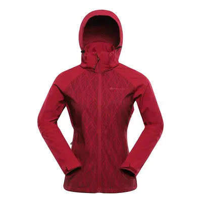 Women's softshell jacket with membrane ALPINE PRO HOORA anemone variant pa